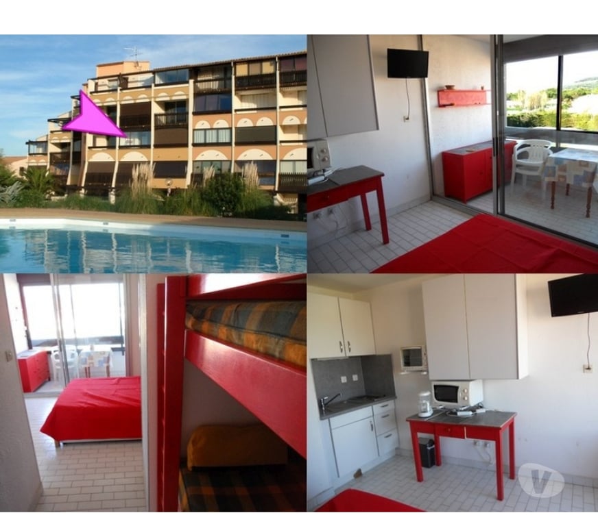 location saisonniere Hérault Agde - 34300 - Photos Vivastreet Naturisme CAP d'AGDE à 85 € la nuit dates ci dessos