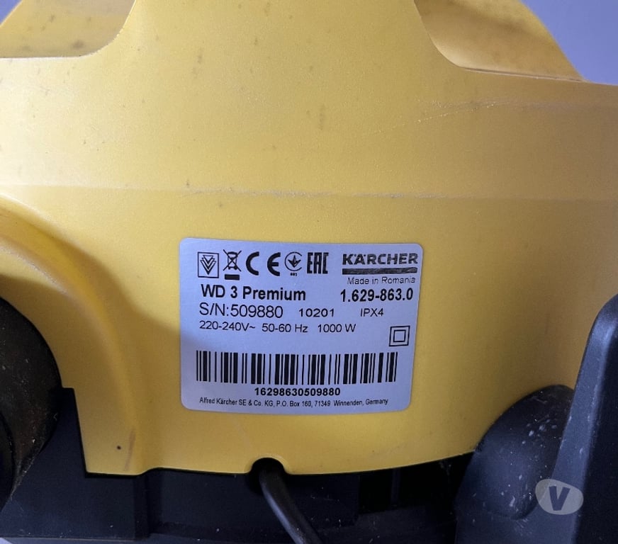  Pas-de-Calais Arras - 62000 - Photos Vivastreet Aspirateur à eau KARCHER WD 3 PREMIUM