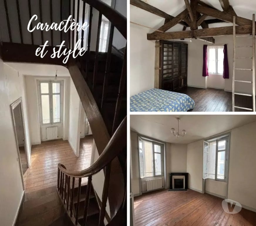 Vente Maison Charente Aigre - 16140 - Photos Vivastreet Maison de caractère – Cœur de bourg