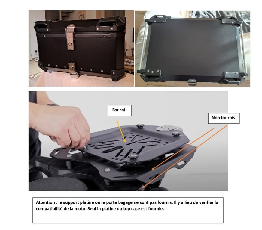 Pièces et services moto Ardèche Annonay - 07100 - Photos Vivastreet TOP CASE EVO ADVENTURE 65 Litres pour 2 casques intégraux