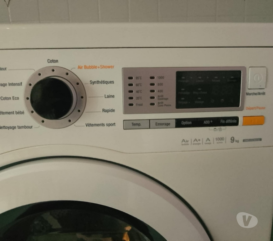 Electroménager occasion Charente Chavenat - 16320 - Photos Vivastreet Lave linge hublot 9kg