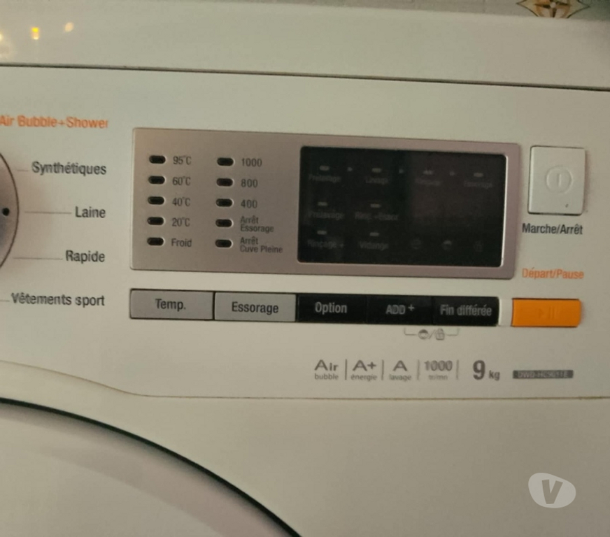 Electroménager occasion Charente Chavenat - 16320 - Photos Vivastreet Lave linge hublot 9kg