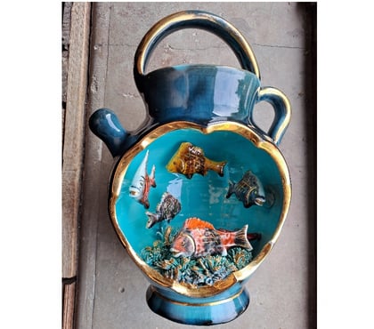 Décoration-Art-Antiquité Montceaux les Provins Seine-et-Marne - Photos Vivastreet vase poisson vallauris