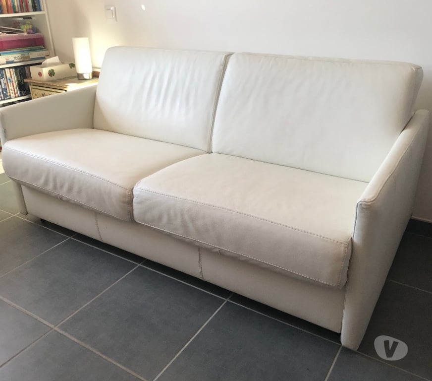 Ameublement & art de la table Nord Cuincy - 59553 - Photos Vivastreet canapé lit cuir blanc