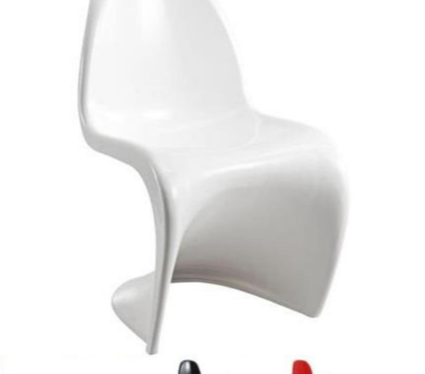 Ameublement & art de la table Ain Bellignat - 01100 - Photos Vivastreet Chaise design Panton chair brillante blanc noir ABS