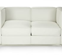 Photos Vivastreet Sofa design Lc2 cuir veritable blanc