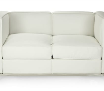 Ameublement - art de la table Bellignat Ain - Photos Vivastreet Sofa design Lc2 cuir veritable blanc