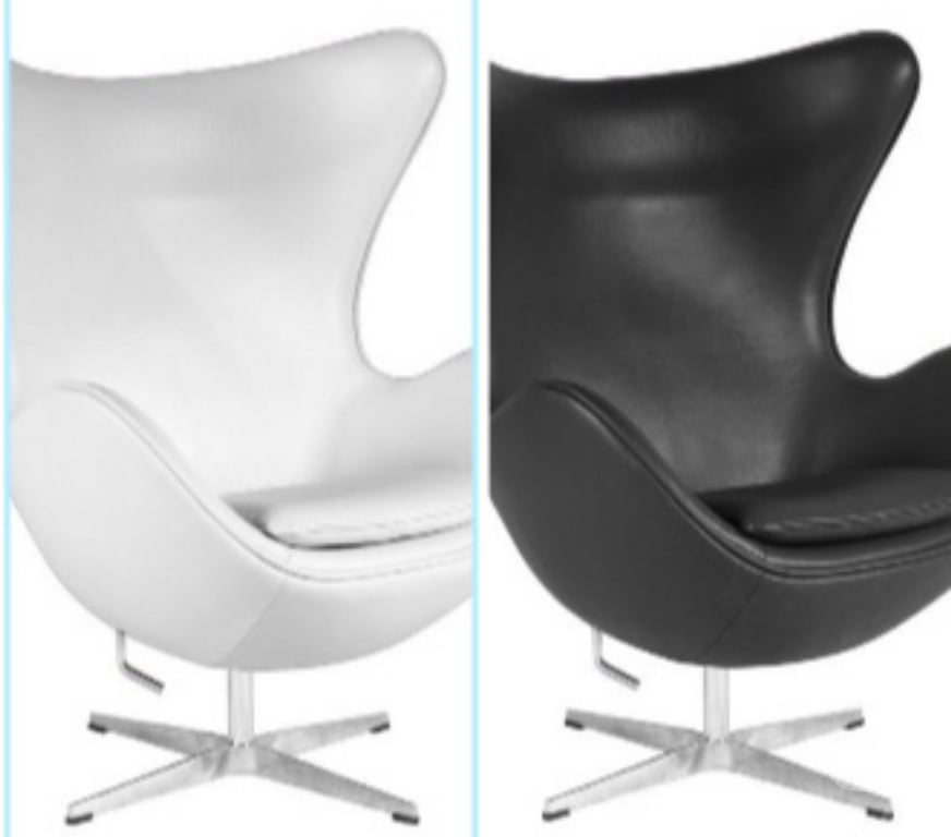 Ameublement & art de la table Ain Bellignat - 01100 - Photos Vivastreet Fauteuil design EGG simili cuir couleur de votre choix