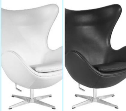 Ameublement - art de la table Bellignat Ain - Photos Vivastreet Fauteuil design EGG simili cuir couleur de votre choix