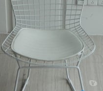 Photos Vivastreet wire chair all white coussin