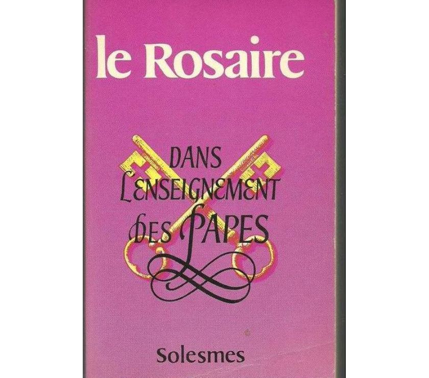 Livres occasion Tarn-et-Garonne Montauban - 82000 - Photos Vivastreet Le rosaire dans l'enseignement des papes