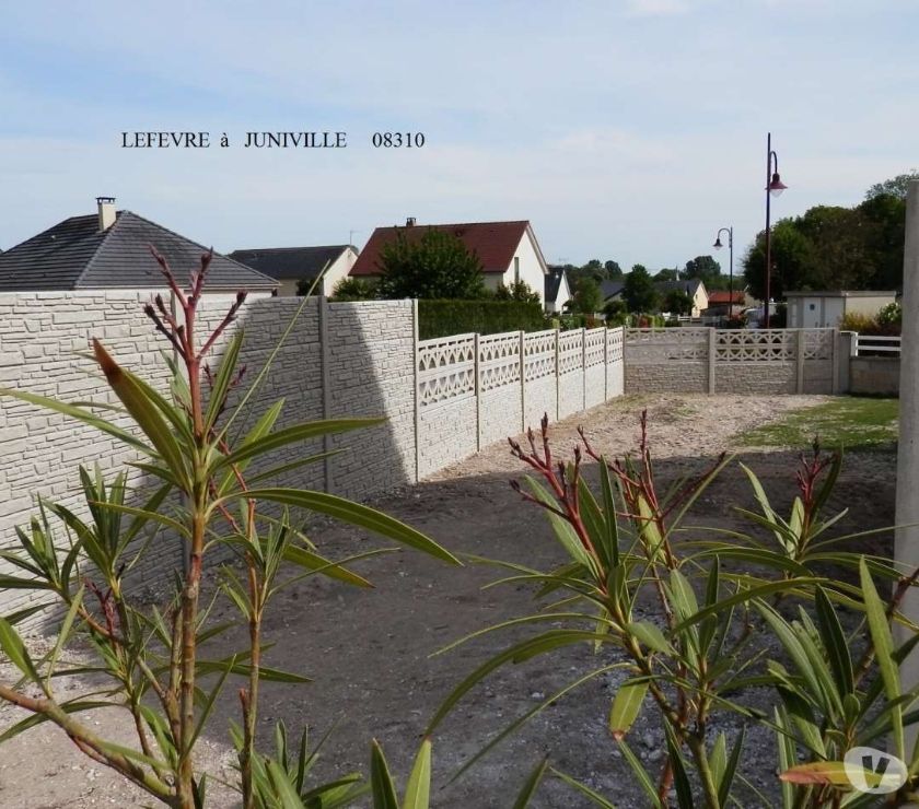 Photos Vivastreet cloture en béton décorative