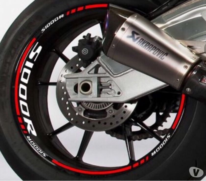 LISERETS JANTES MOTO BANDIT 650 BANDIT S STICKERS kit pour 2 jantes 40 couleurs