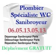 Plombier Sanibroyeur