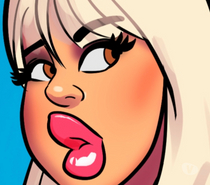 Blonde Bimbo for a Black Bull
