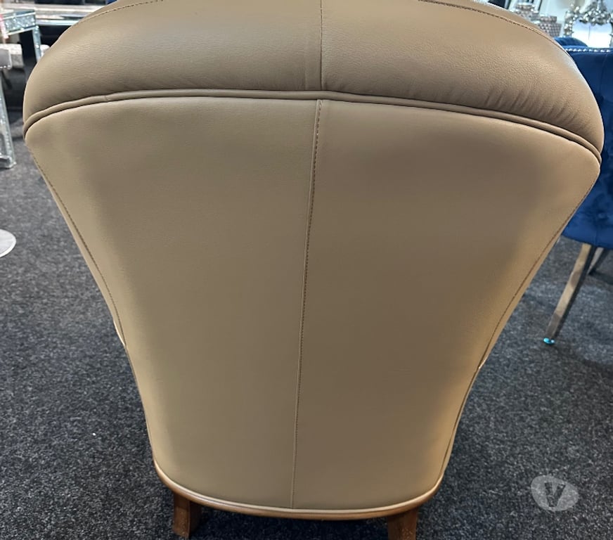 Furniture South Yorkshire Sheffield - Photos for Sofa 2seater plus Armchair in full genuine leather col Beige