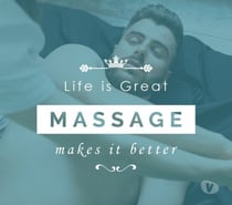 Professional male massage therapist