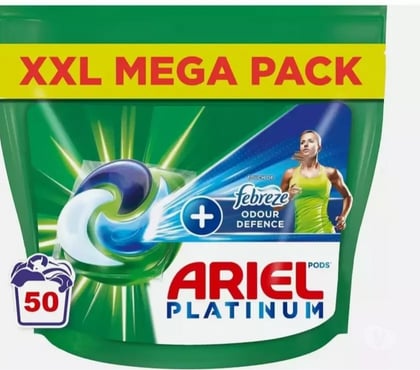 washing machines Gorton Manchester - Photos for Ariel Platinum + Febreze Washing Detergent 50 pods Capsules