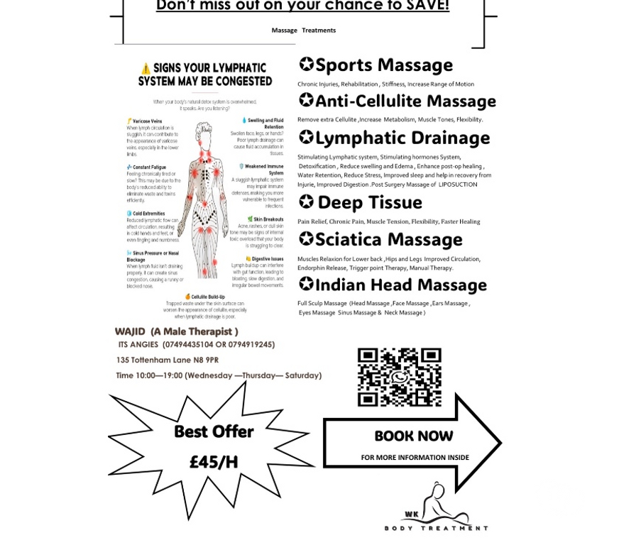 Full body massage North London White Hart Lane Station - North London - Photos for Male massage therapist