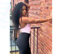 Gabriela brasileira skinny with big ass curly hair