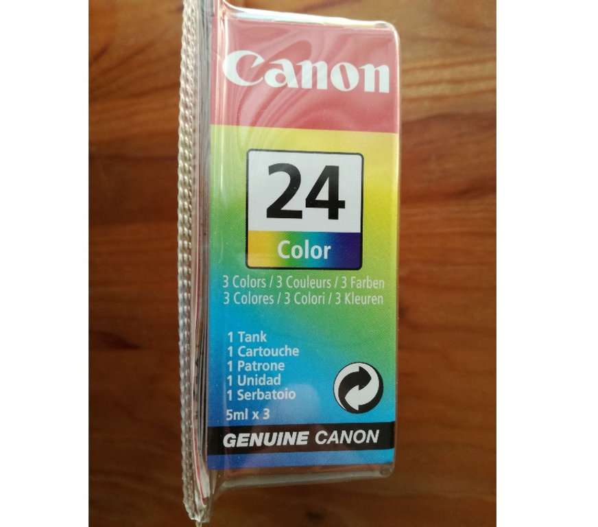 Computadores e Telemóveis Águeda - Fotos para Tinteiro Canon BCI-24 Color Original Novo