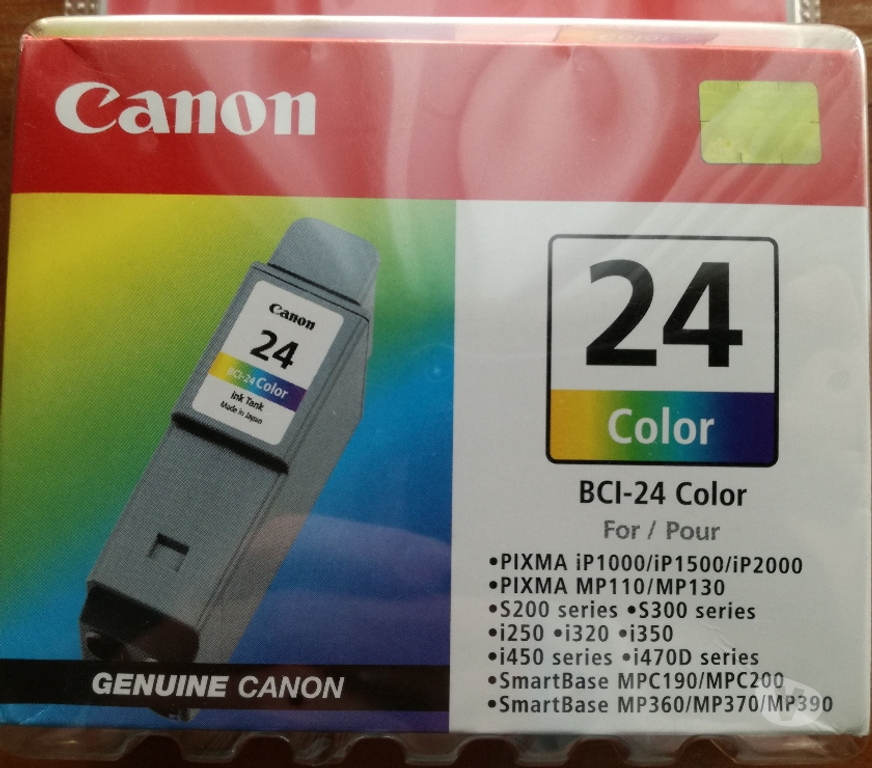 Computadores e Telemóveis Águeda - Fotos para Tinteiro Canon BCI-24 Color Original Novo