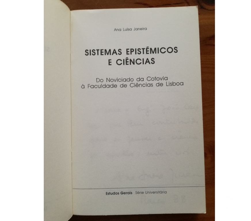 DVDs a Venda Águeda - Fotos para Sistemas Epistémicos e Ciências (Com dedicatória)