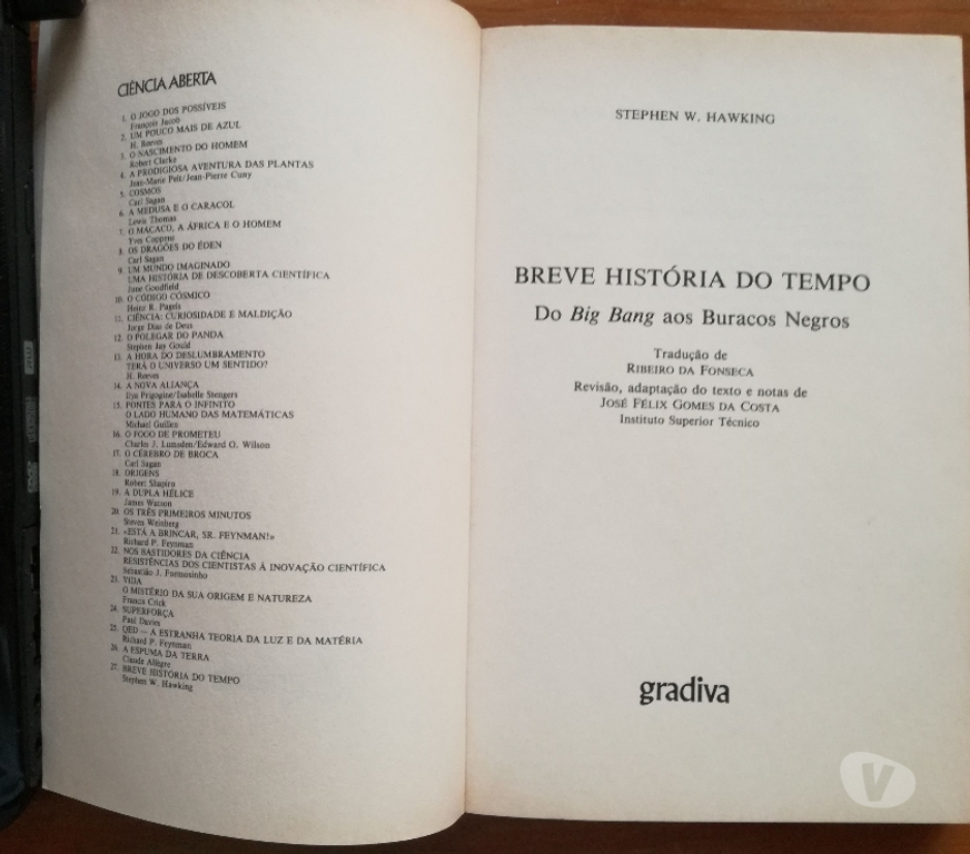 DVDs a Venda Águeda - Fotos para Stephen Hawking - Breve História do Tempo