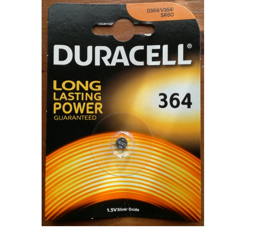Acessórios Águeda - Fotos para Pilha Tipo Botão DURACELL 364 Nova