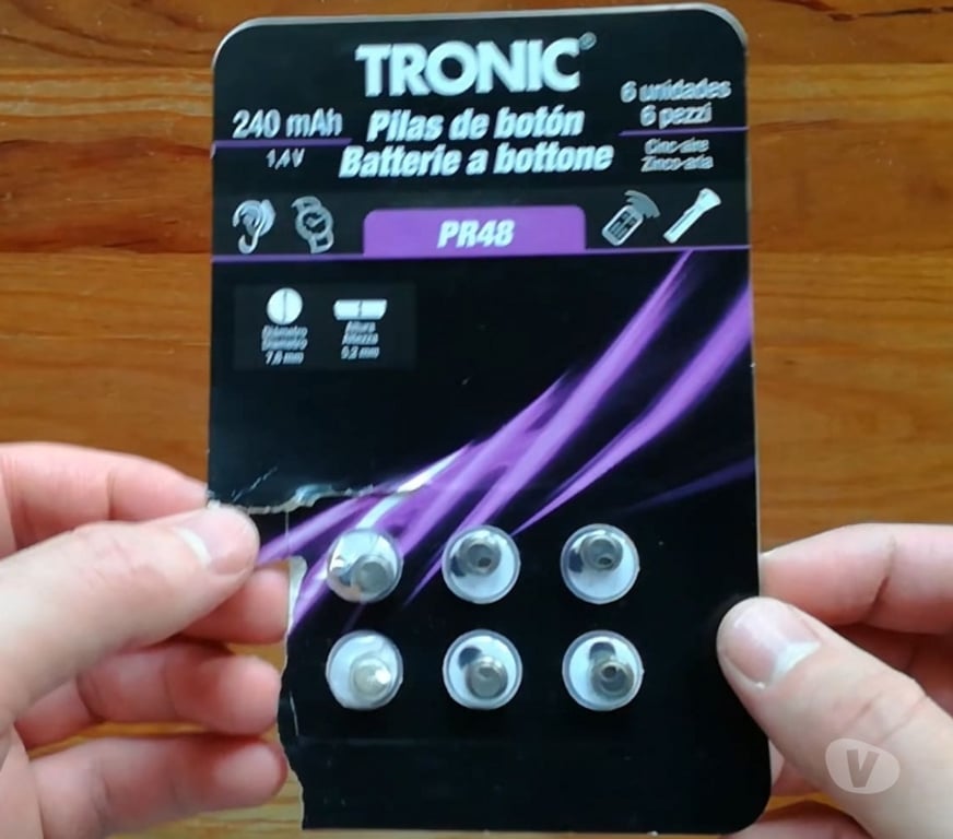 Acessórios Águeda - Fotos para 6 Pilhas Tipo Botão TRONIC PR48 Novas