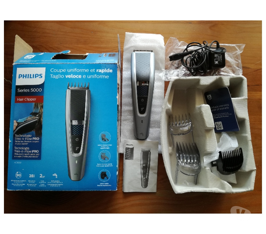 Acessórios Águeda - Fotos para Aparador de Cabelo Lavável Philips Hairclipper Series 5000