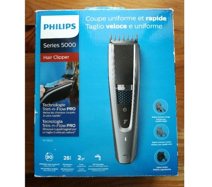 Acessórios usados - Fotos para Aparador de Cabelo Lavável Philips Hairclipper Series 5000